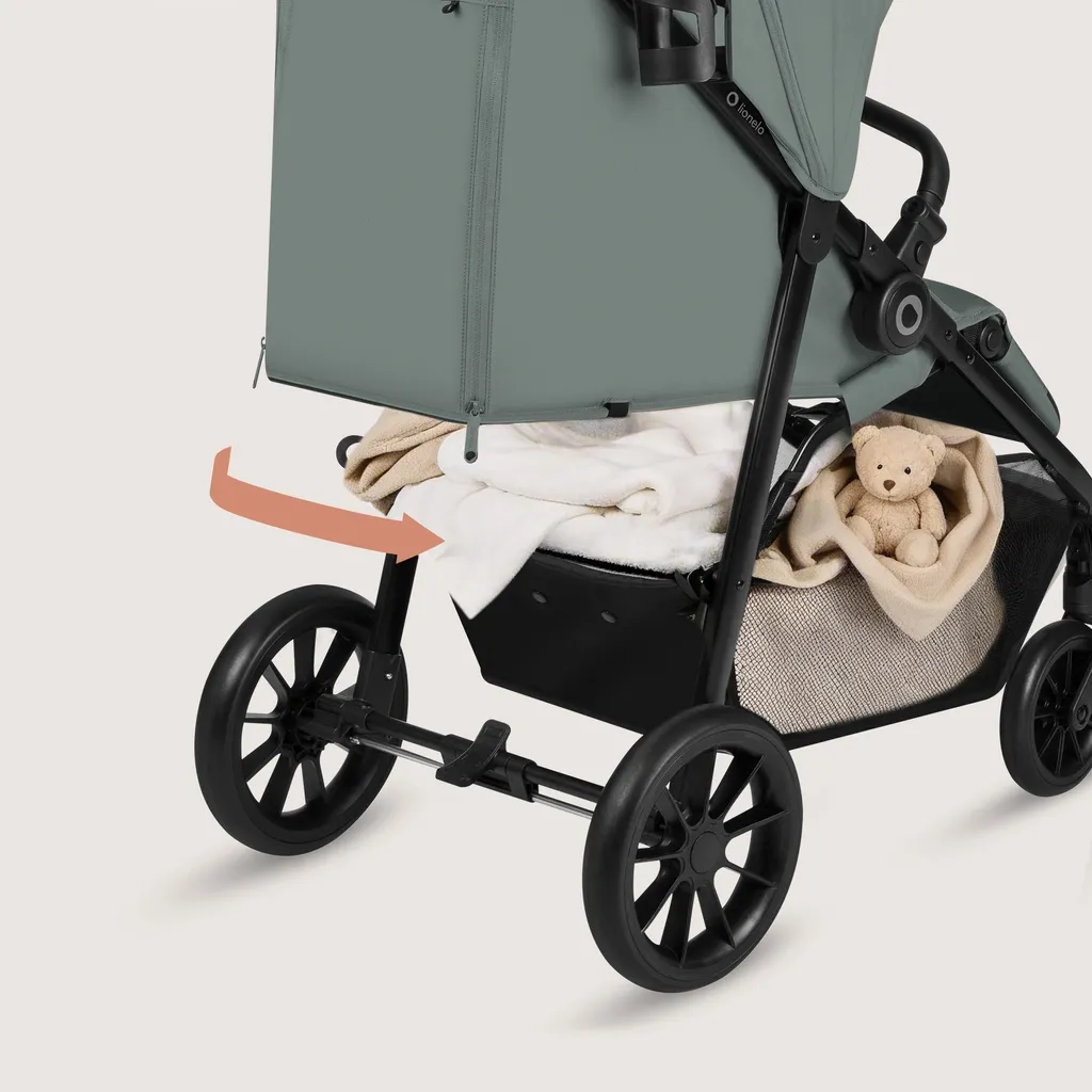 Poussette Bébé Confortable Lionelo Emerald : Finies les Siestes Courtes - Vert