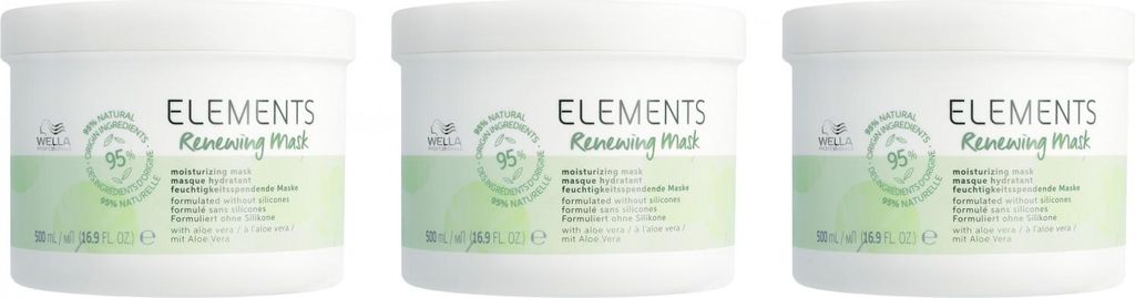 Elements Renewing Mask 3x500 ml