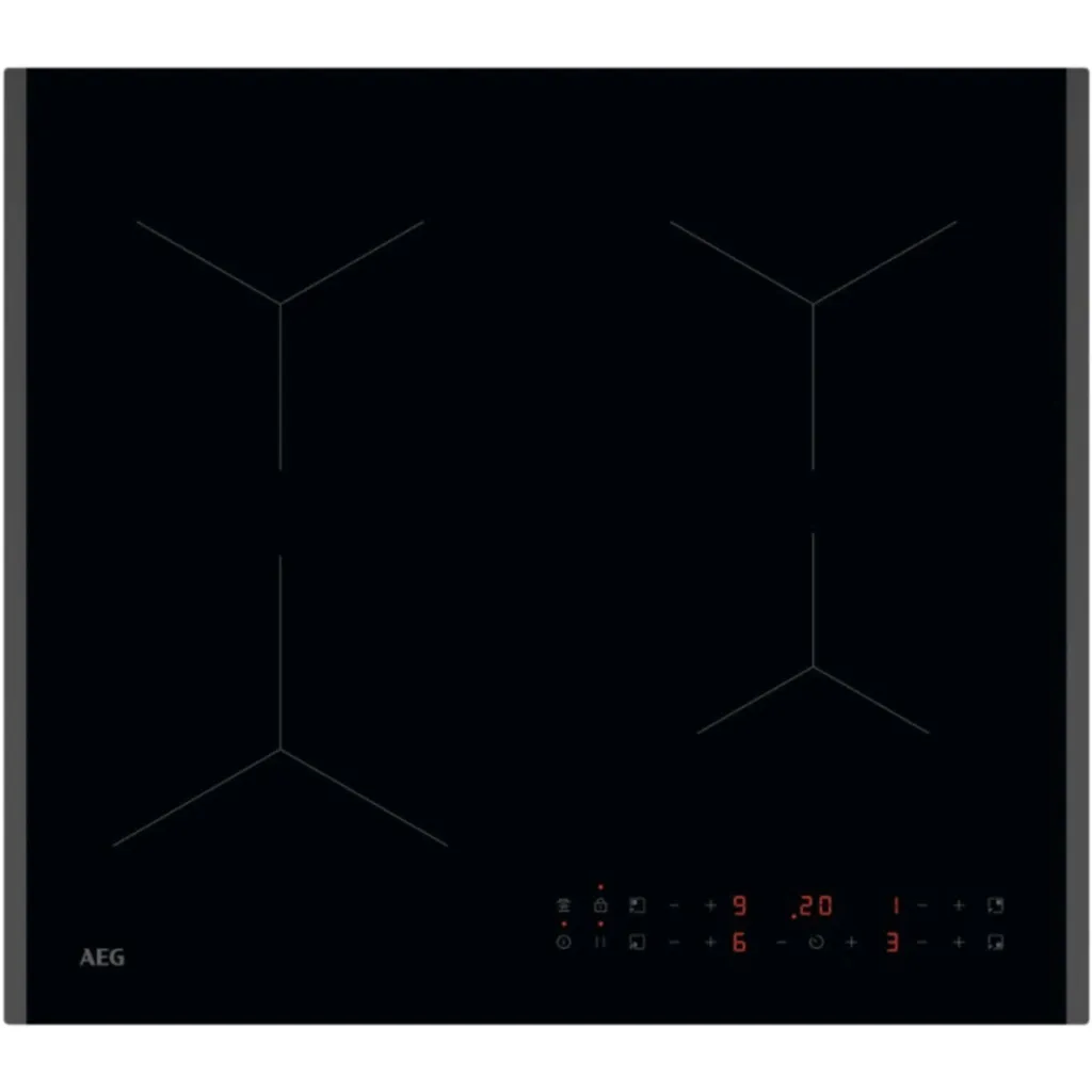 Plaque induction AEG TN64IA00FB - 4 zones de cuisson noir - 60 cm