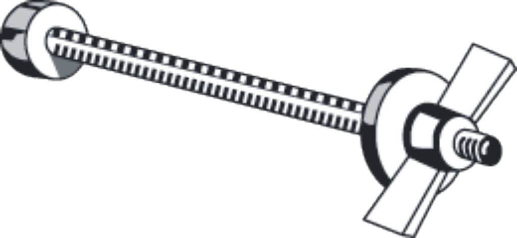 Verbindungsschraube für Doppelregale VE=6 Stück