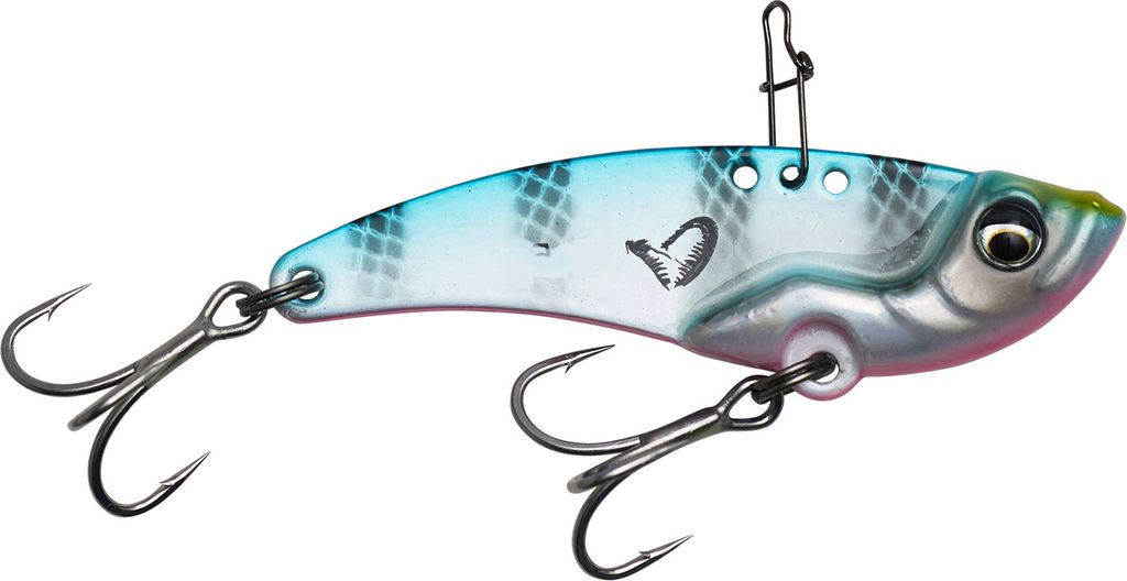 Savage Gear Vib Blade Blue Pink Stripes 4,5 cm 8,5 g Wobbler