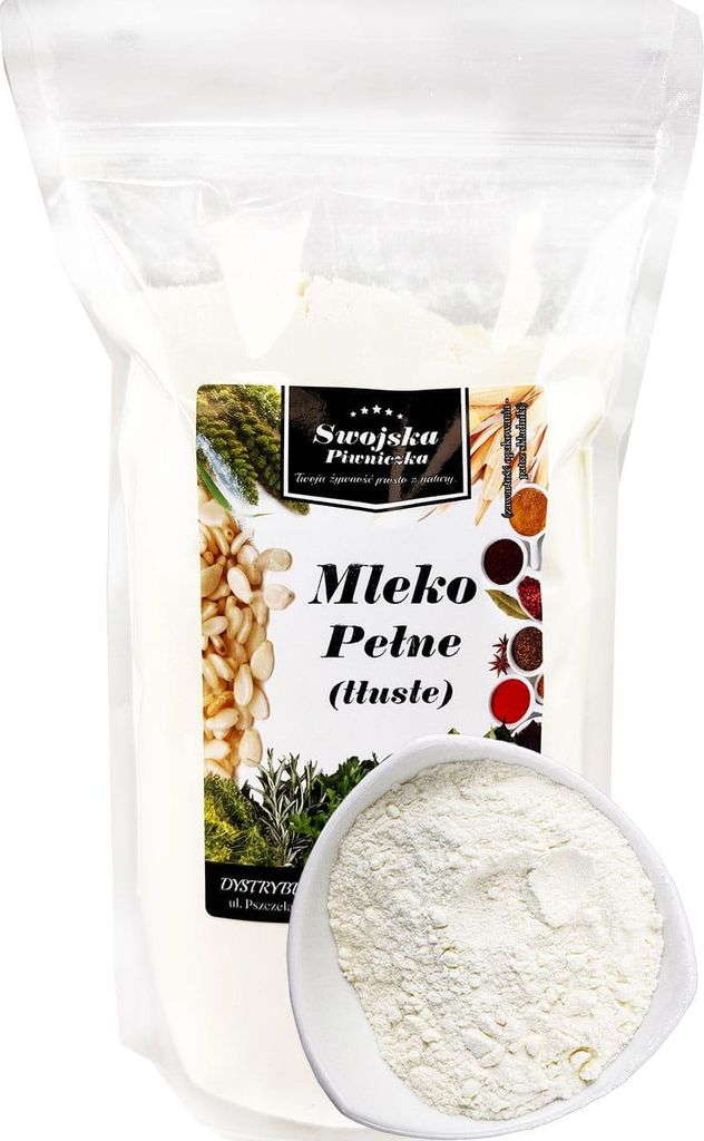 MLEKO W PROSZKU PEŁNE TŁUSTE 1Kg SWOJSKA PIWNICZKA