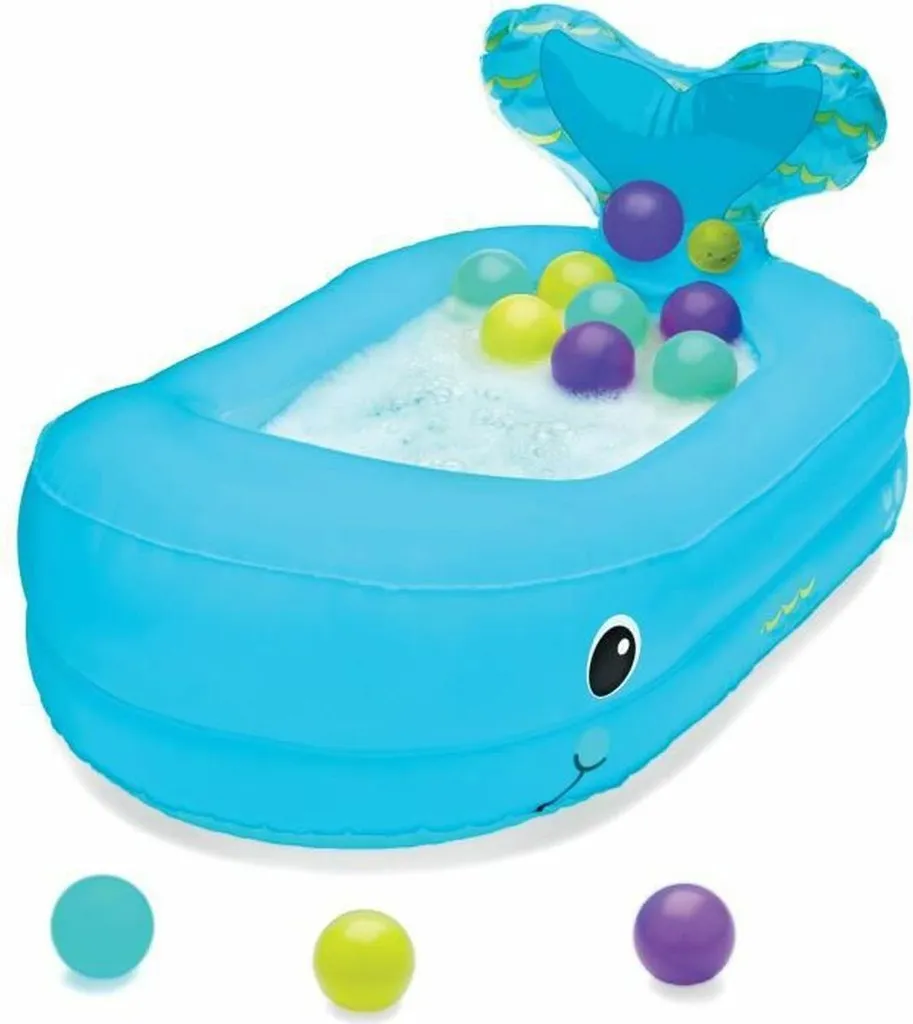 Baignoire Gonflable Infantino Ergonomique et Compacte pour Voyage