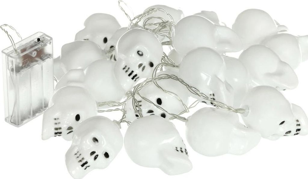 Retux RHW 003 Girlande aus Totenköpfen 20 LEDs WW Produktbild 