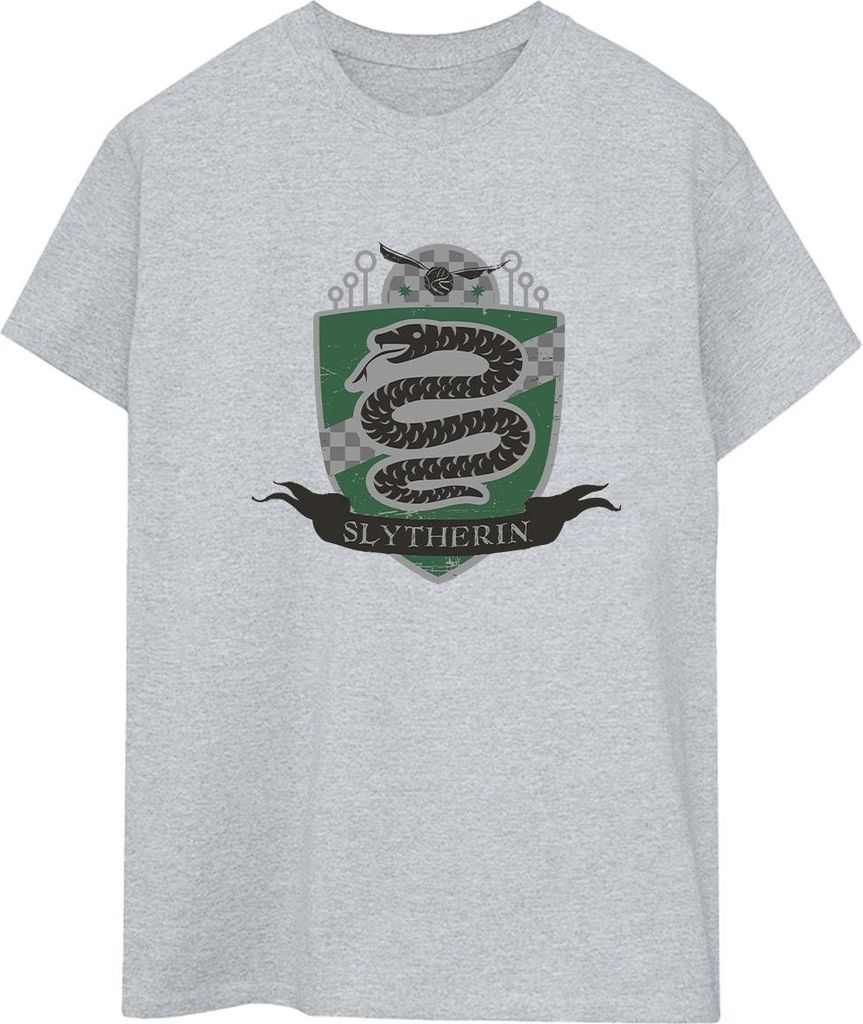 Harry Potter - "Slytherin" T-Shirt für Damen BI27865 (3XL) (Grau)