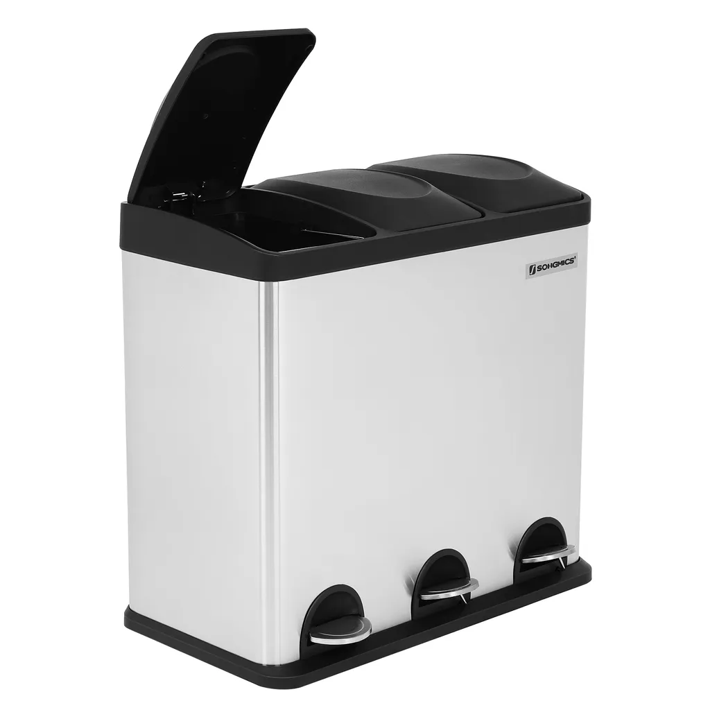 Poubelle Cuisine pour Tri Sélectif 54L Idéale pour Famille Nombreuse - 8