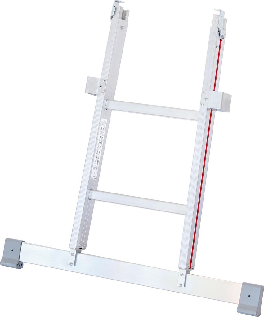 Hymer Glasreinigerleiter, Unterteil für Längenausgleich, 2 Sprossen