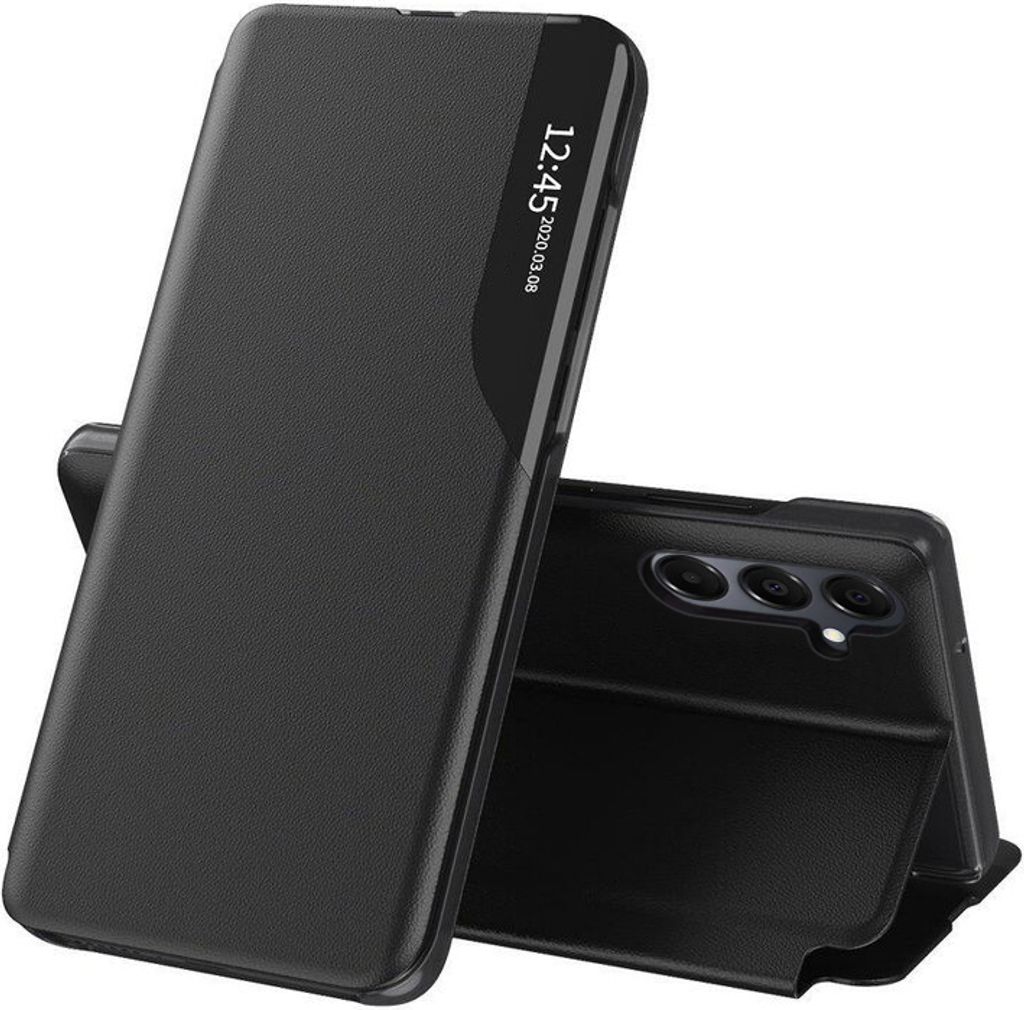 Techsuit eFold Book Klapphülle für Samsung Galaxy A16 - Schwarz