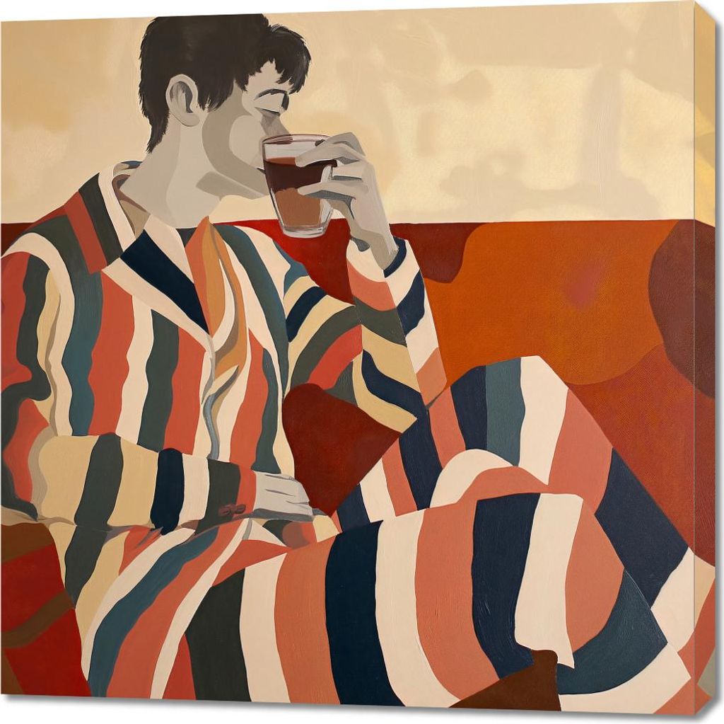 Bild 90x90cm Pause zum Durchatmen