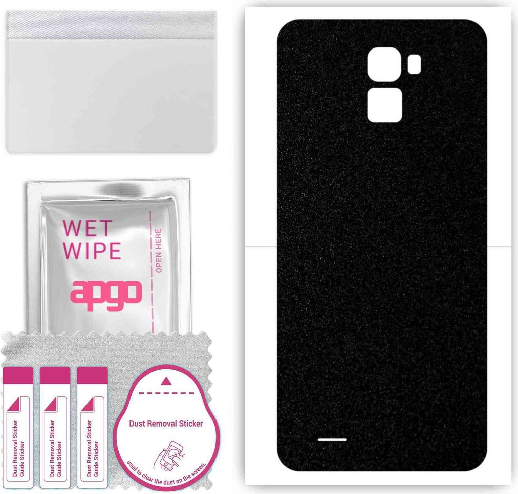 apgo Rückseite Schutzfolie, Skin, kompatibel mit Kruger&Matz Live 6 Plus, Hinten Displayschutzfolie aus Vinylfolie, kratzfest, einfache Montage - ...