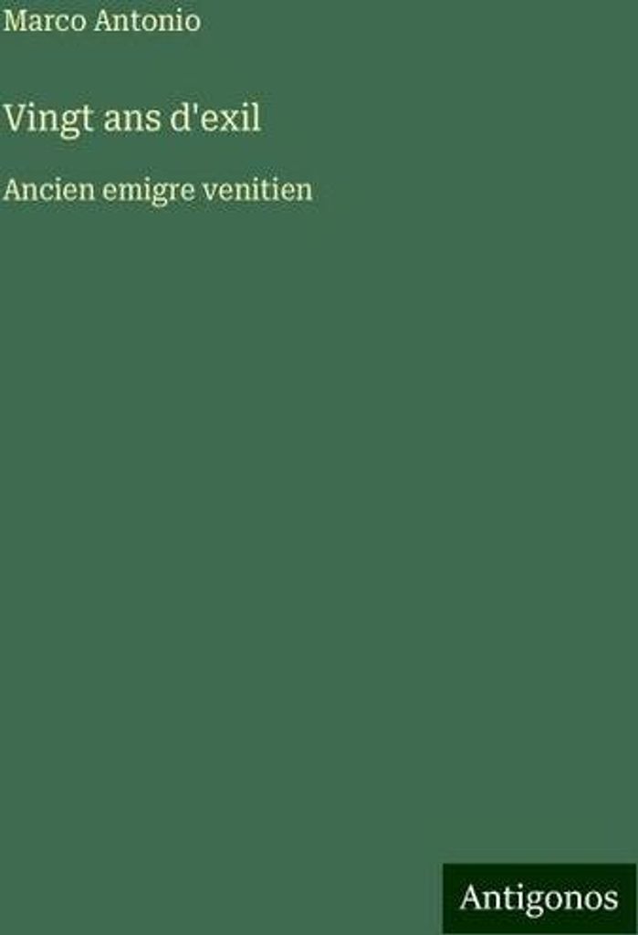 Zwanzig Jahre im Exil