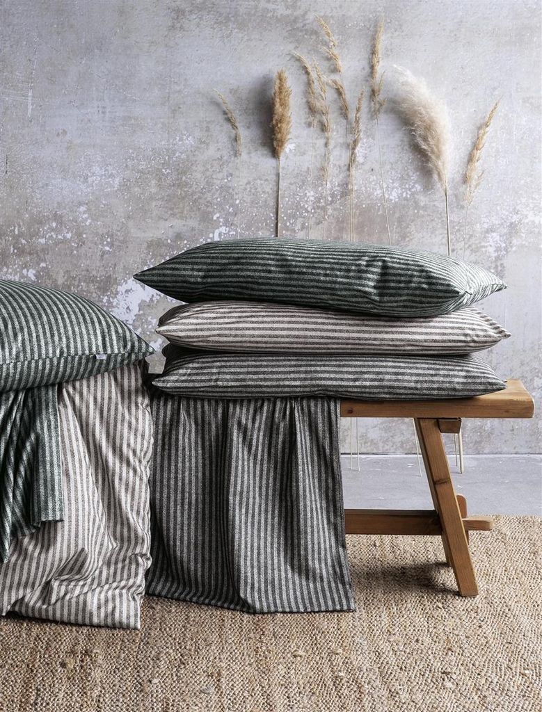 Irisette Flausch-Baumwolle Bettwäsche-Garnitur Lina Mink 8872 Farbe silber-11 Größe 140x200+90x70 cm