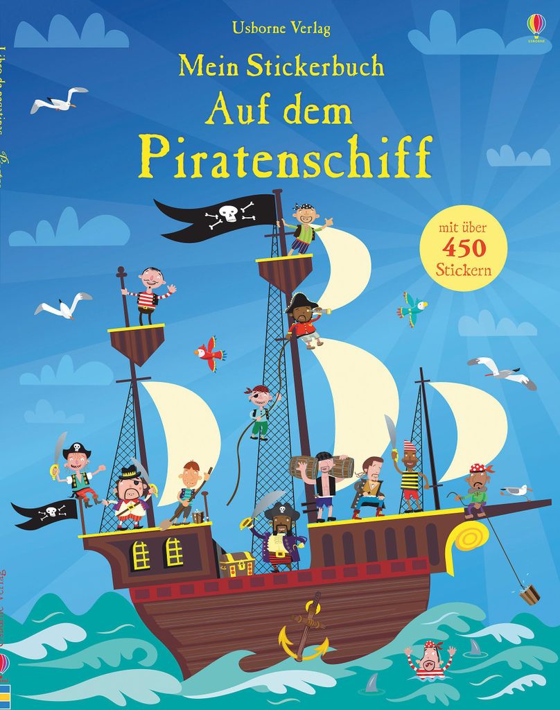 Mein Stickerbuch: Auf dem Piratenschiff