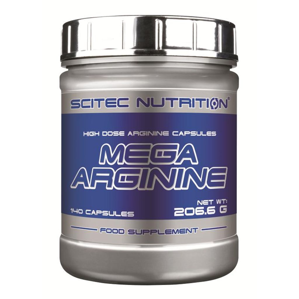 Scitec Nutrition Mega Arginine 140 capsules / Arginin / Hochdosierte Arginin-Kapseln