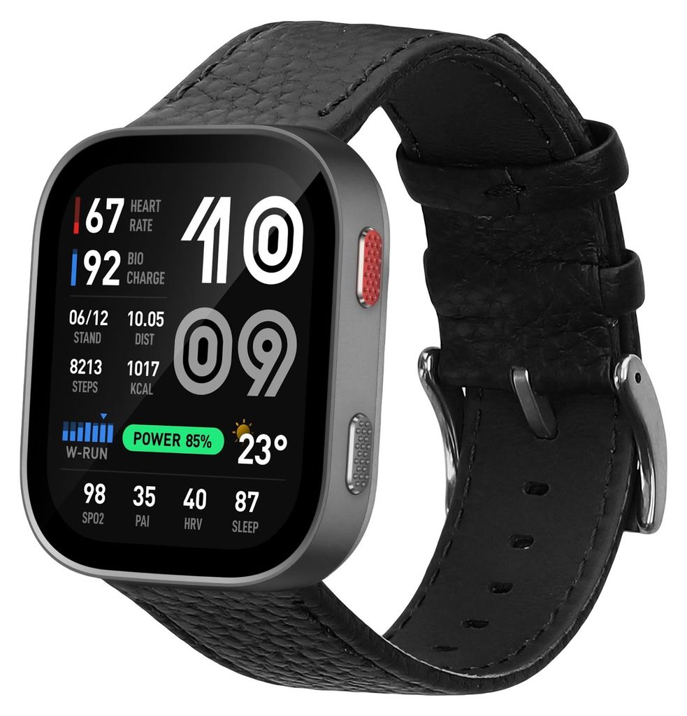 kwmobile Echtleder Uhrenarmband für Amazfit Bip Max / Produktbild 