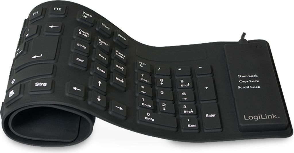 LogiLink ID0019A Klávesnice USB QWERTZ německá černá Obrázek produktu 