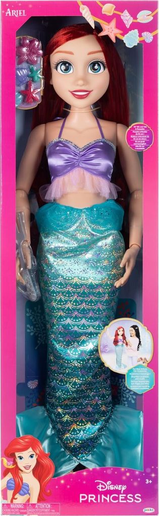 Disney Princess Ariel, Veľká bábika, Žena, 3 rok / roky, Obrázok produktu 