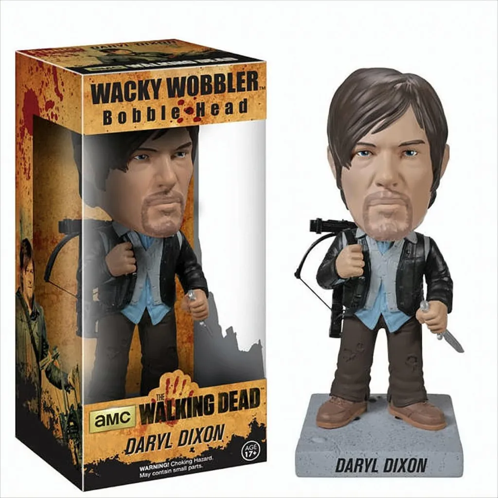 Décoration Bureau Daryl Dixon The Walking Dead Bobble Head Funko 18cm
