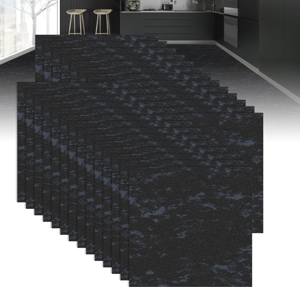 XMTECH PVC Quadrat Bodenbelag Selbstklebend Vinylboden, DIY Produktbild 