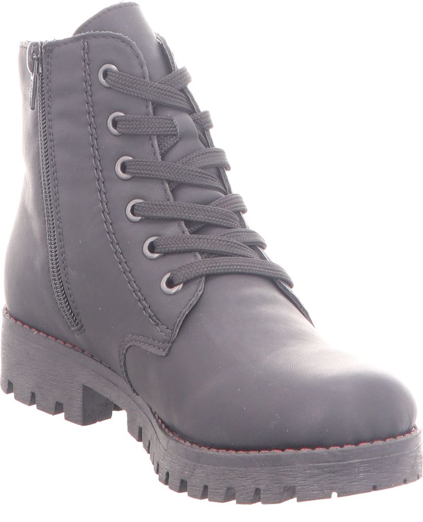 Rieker Schnürstiefel - Tiefschwarz Kunstleder Größe: 39 Produktbild 53