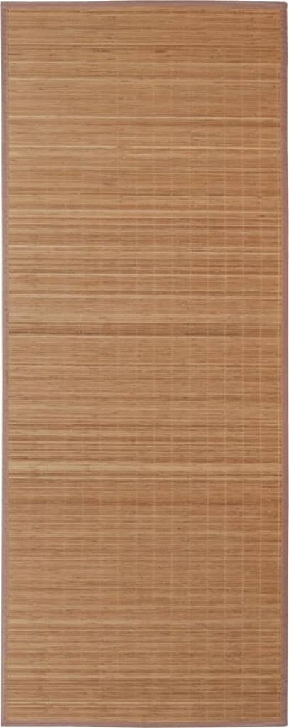 vidaXL Teppich Bambus 160x230 cm Braun