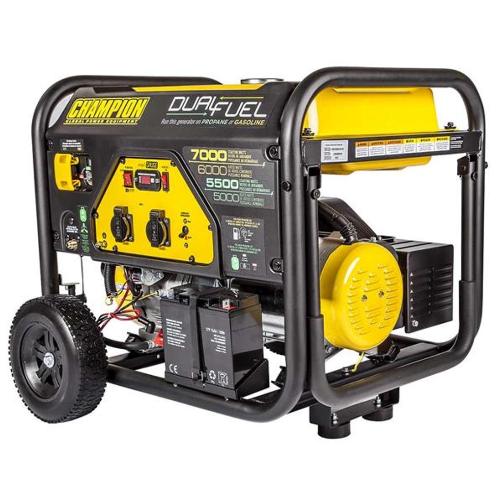 Champion Power Equipment Stromaggregat Benzin + Gas 7000 Produktbild 9