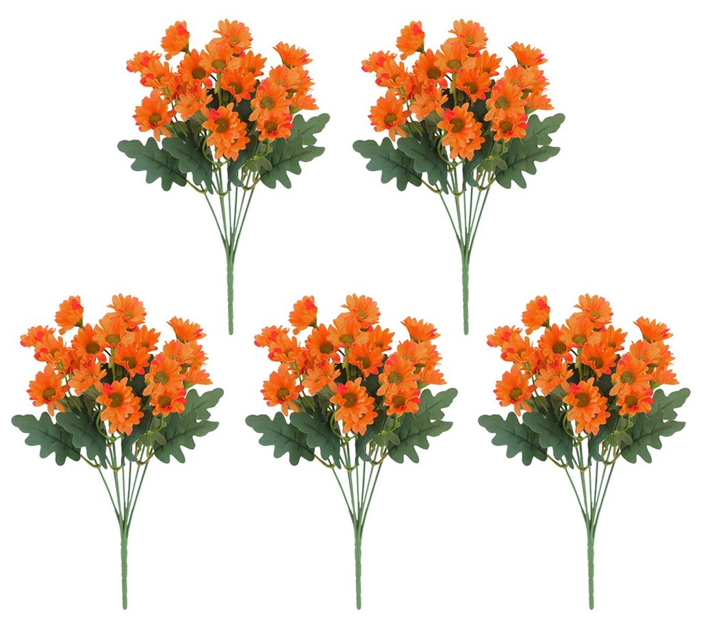 Künstliche Chrysanthemen – realistische Herbstblumen, UV-beständig, künstliche Blumensträuße, künstliche Chrysanthemen für die Herbstdekor...