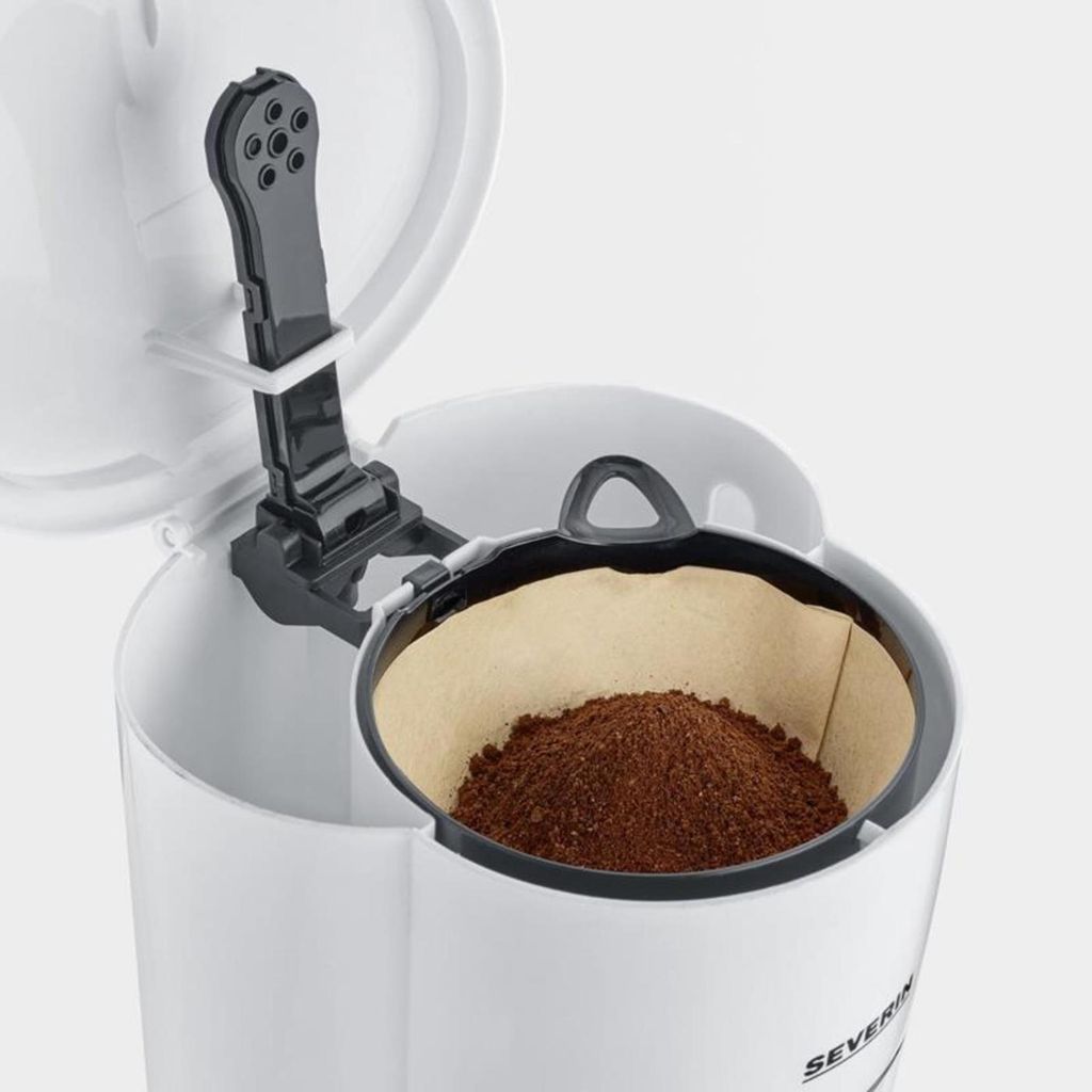 Severin KA 4323, Kávovar, 1,25 L, Mletá káva, 900 W, Biela Obrázok produktu 