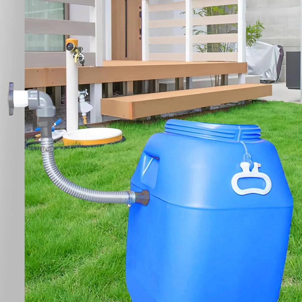 Set de pluie Regenton robuste pour tuyau de descente et toits de 80 m²