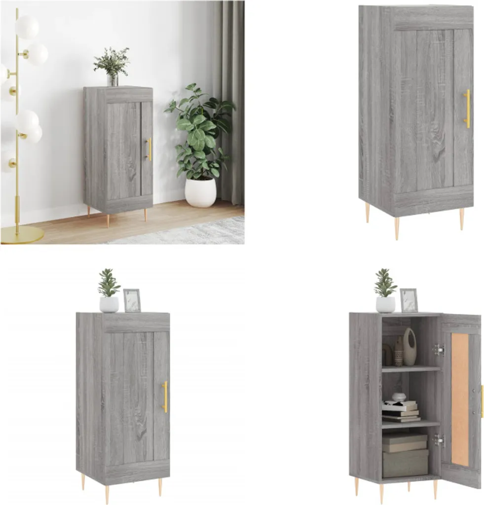 Credenza Moderna vidaXL Grigio Sonoma 90cm - Must-Have Arredo 2026