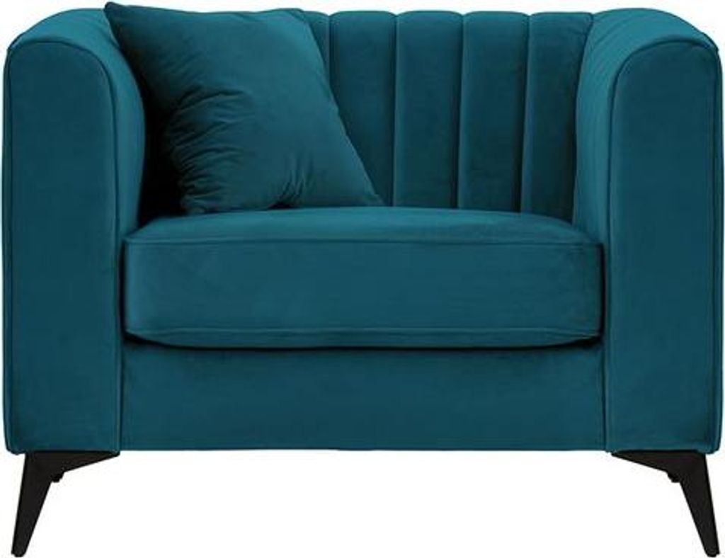 Sessel Mary aus medizinischem Schaumstoff-Velluto 36-matte black