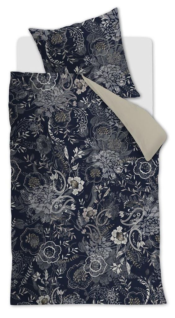 Rivièra Maison Kissenbezug Floral Paisley_Dark Blue_DE_UV_80x80 80 x 80 cm 1 Kissenbezug