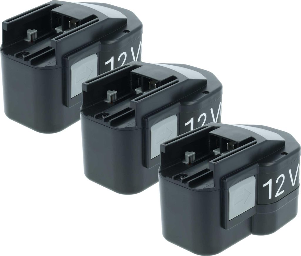 vhbw 3x Akku kompatibel mit Fromm Umreifungsgerät P320 Werkzeug (1500 mAh, NiMH, 12 V)