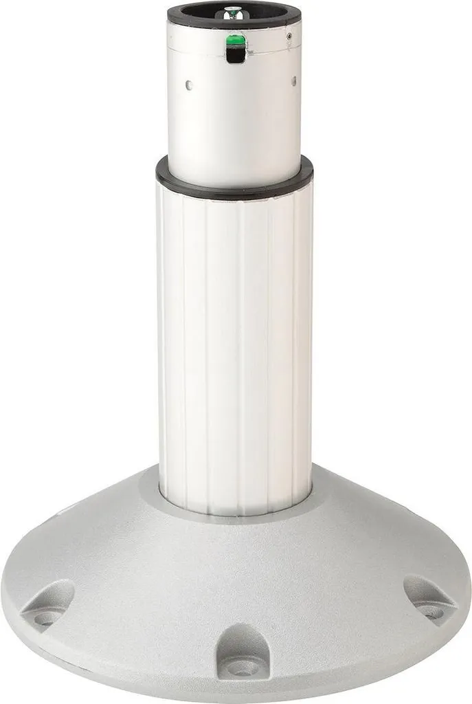 Support de siège Attwood télescopique 12-15 pouces gris anti-corrosif