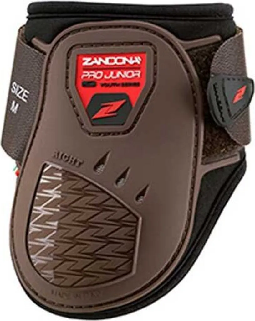 Bottes de cheville Zandona Pro Air anti-échauffement pour cheval Marron L