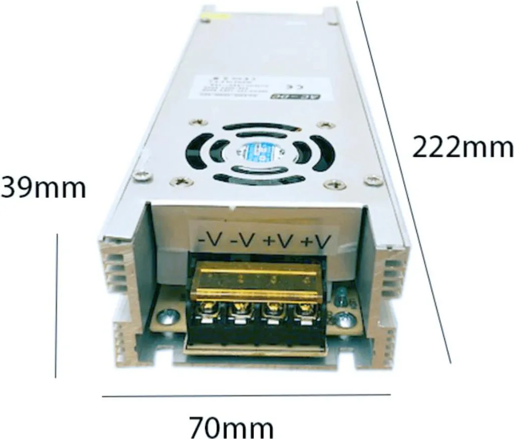 Transformateur 220V 24V 360W DC 15A Haute Précision pour Usage Continu - 2