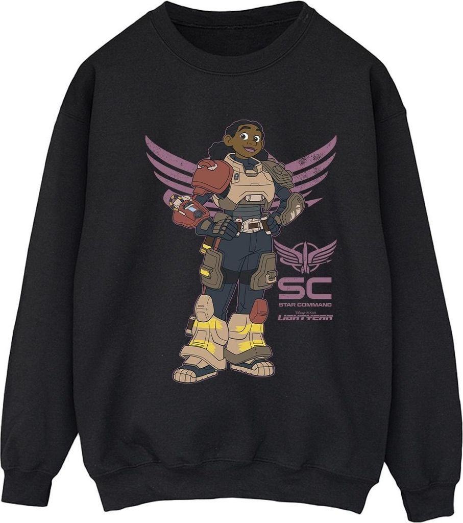 Disney - "Lightyear Star Command" Sweatshirt für Damen BI25194 (XXL) (Schwarz)