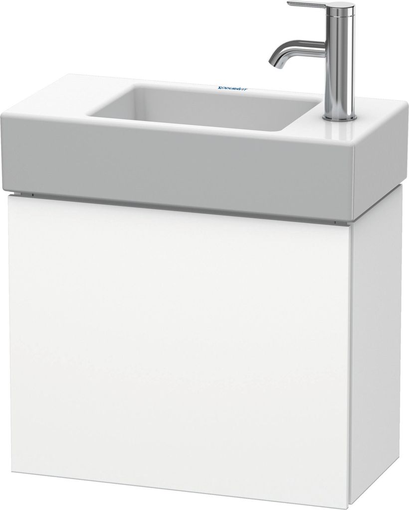 Duravit L-Cube Waschtischunterbau wandhängend, 1 Tür, Anschlag rechts, 480x400x240mm, LC6246R1818