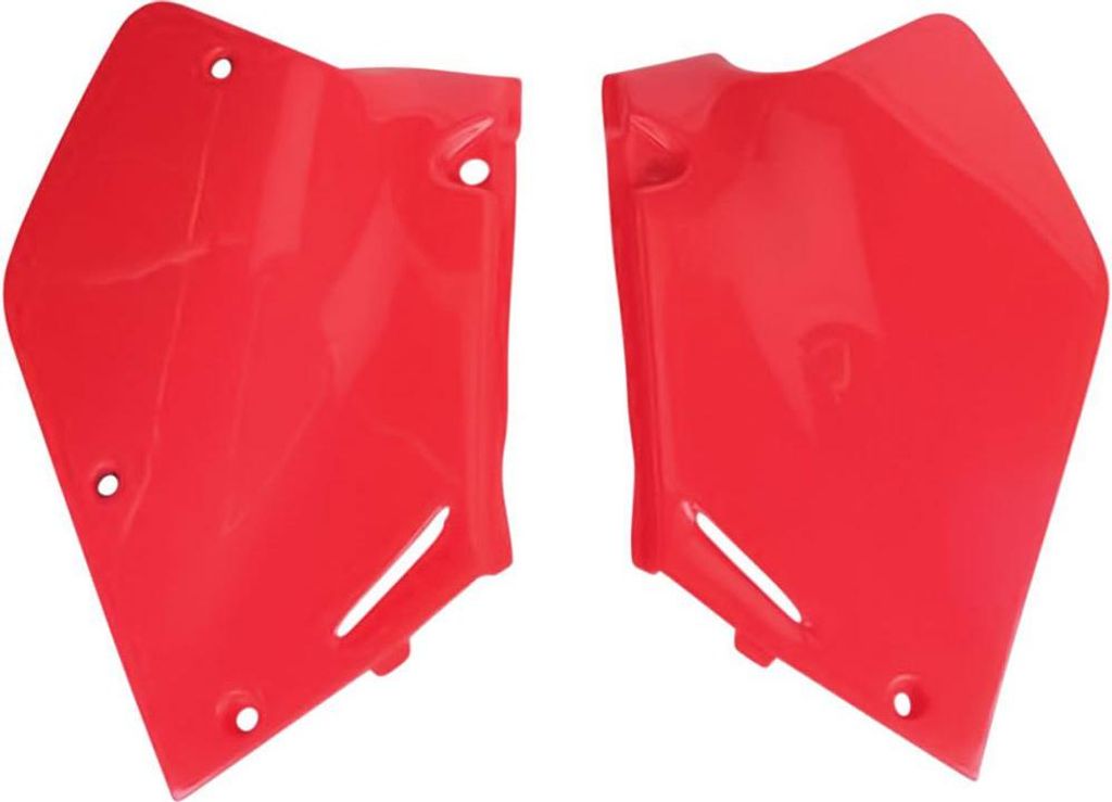 Seitenverkleidung UFO PLAST Verkleidung 2-teilig für Honda CR R 125 / 250 ccm Bj. 1995 - 1997, Farbe:rot OEM 92-99