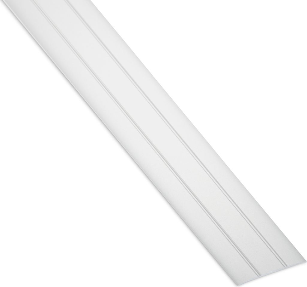 1 Stück Aluminium Übergangsprofil Cross selbstklebend Übergangsschiene Alu flach Boden-Leiste mit Breite 37 mm Ausgleichsprofil Silber eloxiert ...