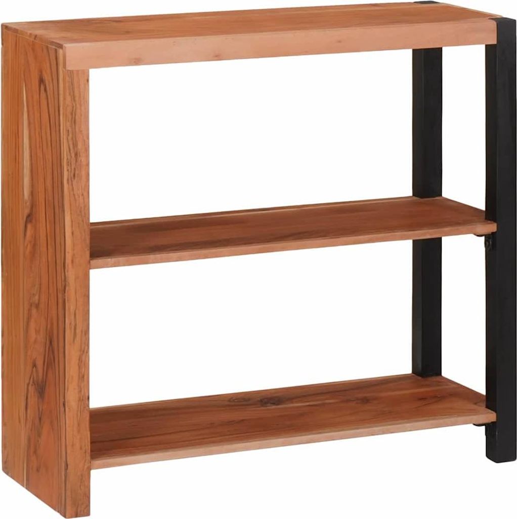 Bücherregal Braun 80 x 30 x 75 cm Massivholz Akazie