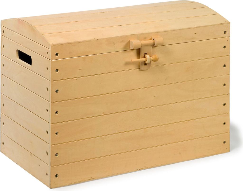 Set aus 3 Koffern, Piratenkiste aus Naturholz "CARAIBBES" LEGLER
