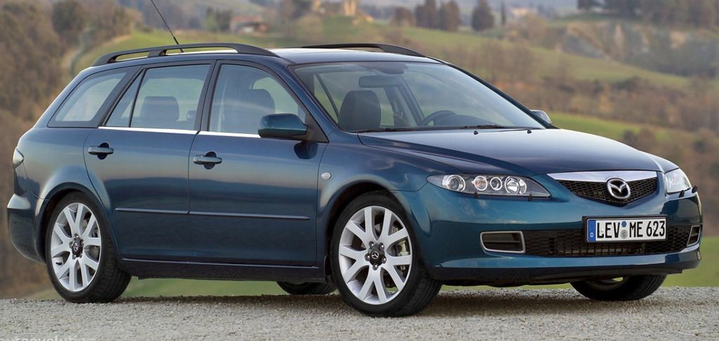 Mazda 6 I Kombi Chrom-Seitenfensterleisten