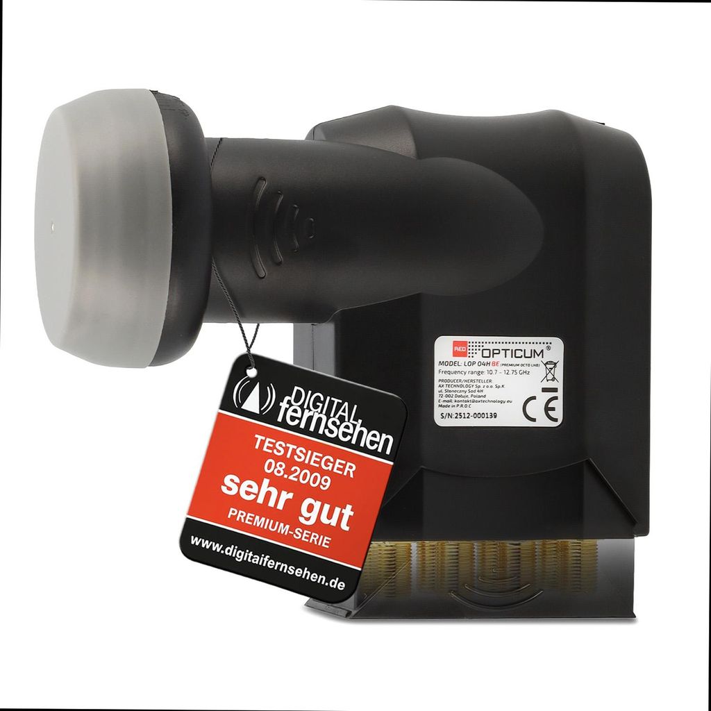 RED OPTICUM 04H Octo LNB – Digital 8-fach LNB mit LTE Produktbild 