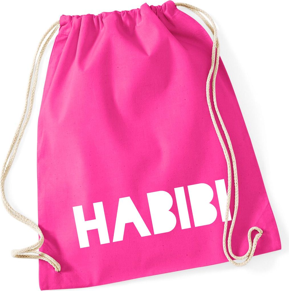 Huuraa Turnbeutel Habibi Schatz Freund 12 Liter Fuchsia Produktbild 