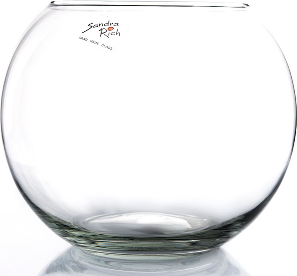 SANDRA RICH Glas Kugelvase ø 15 cm klar Produktbild 