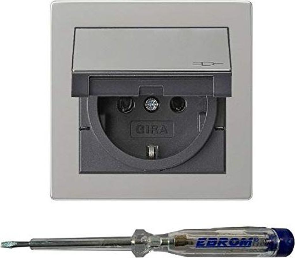 Gira Komplett-Set Klappdose – KlappSteckdose 0454600 1fach Produktbild 