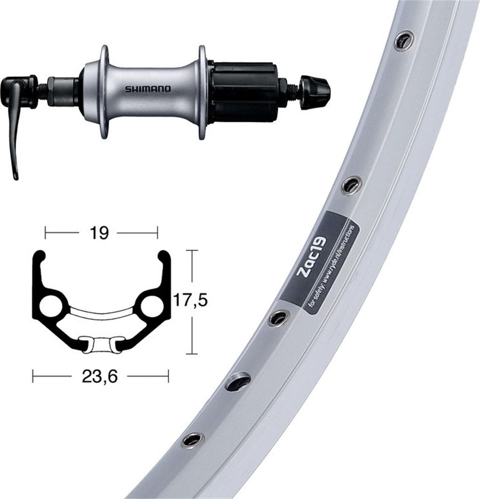 Bike-Parts Laufrad|Hinterrad 28x1.75 Zoll Acera T3000 8|9|10|11-fach Schnells...