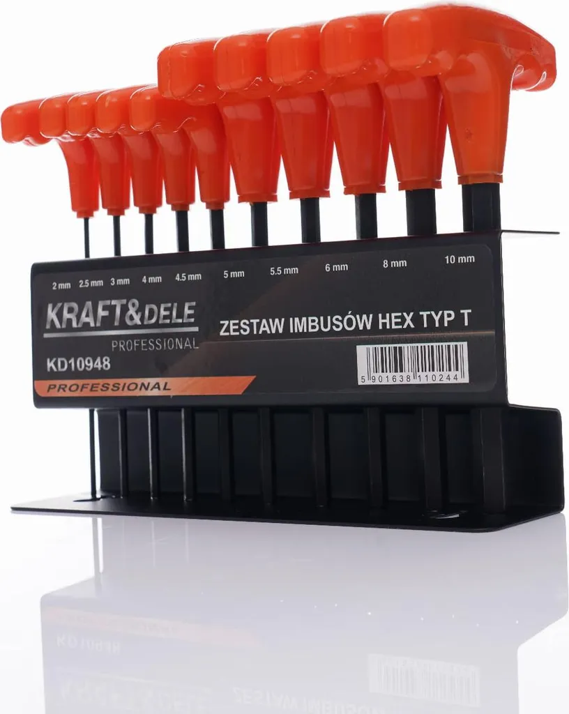 Jeu de clés Allen Kraft&Dele KD10948 pour débloquer les vis difficiles - 10