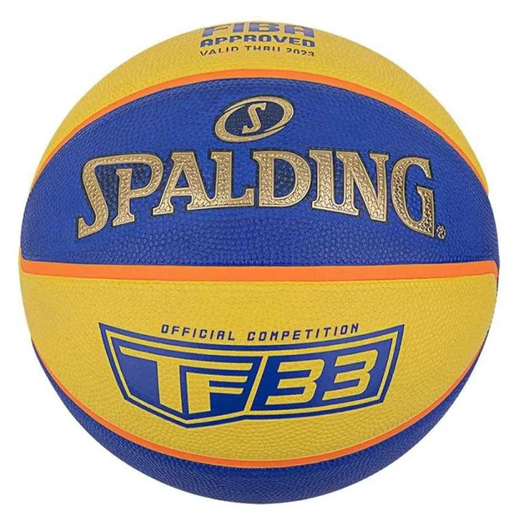 Ballon basket Spalding TF-33 avec grip supérieur et design bicolore